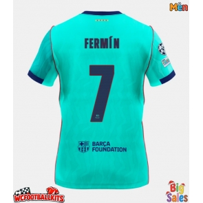 Barcelona Fermin Lopez #7 Replica Third Stadium Shirt 2026-27 Short Sleeve